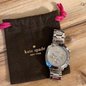 Kate Spade Silver Dial Stainless Steel Watch